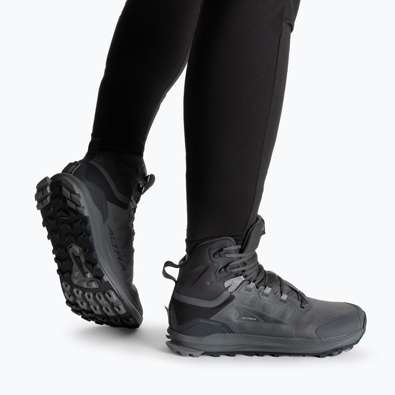 Încălțăminte pentru bărbați Altra Lone Peak 9 Waterproof Mid black/gray 2