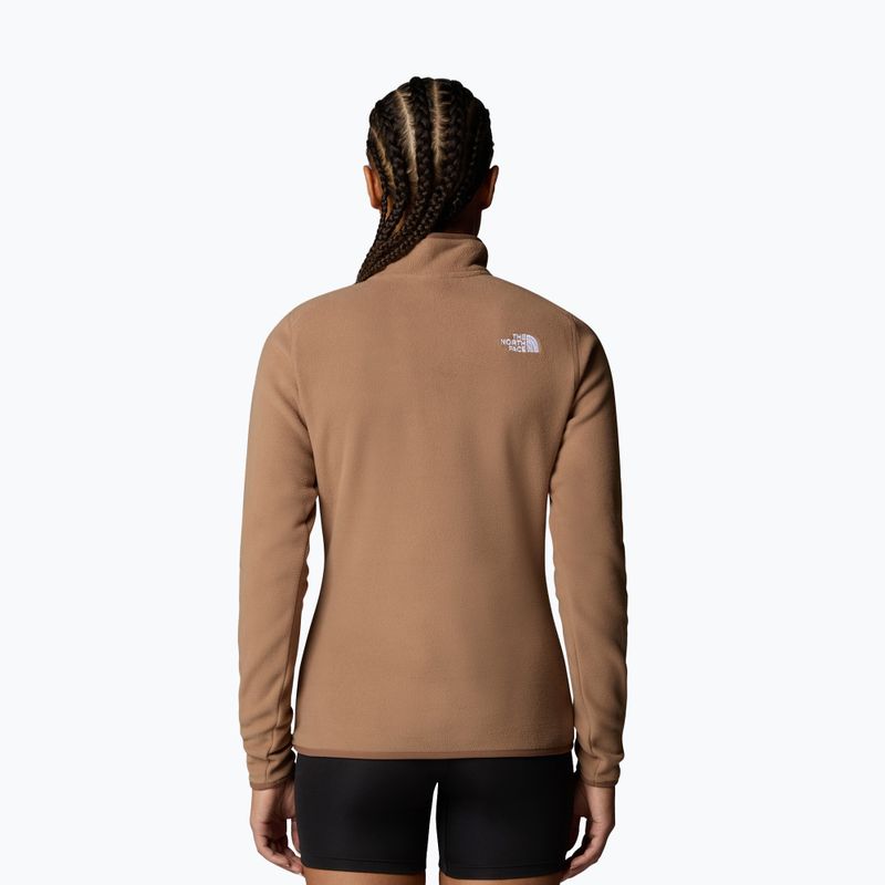 Bluză pentru femei The North Face 100 Glacier 1/4 Zip latte 3