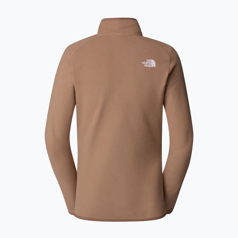 Bluză pentru femei The North Face 100 Glacier 1/4 Zip latte 5