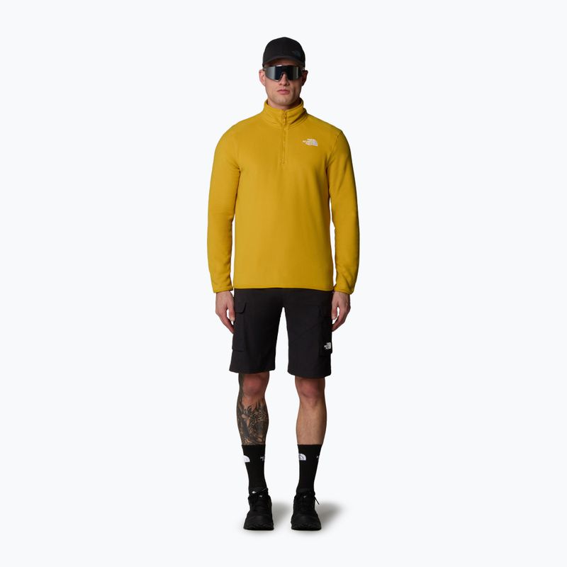 Bluză pentru bărbați The North Face 100 Glacier 1/4 Zip turmeric 2