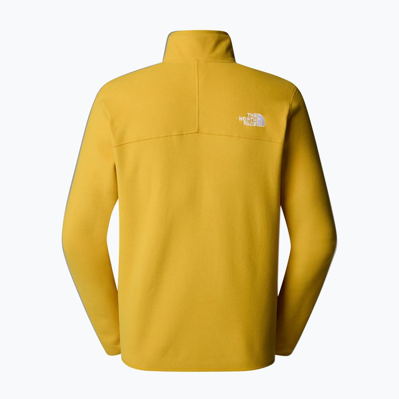 Bluză pentru bărbați The North Face 100 Glacier 1/4 Zip turmeric 5