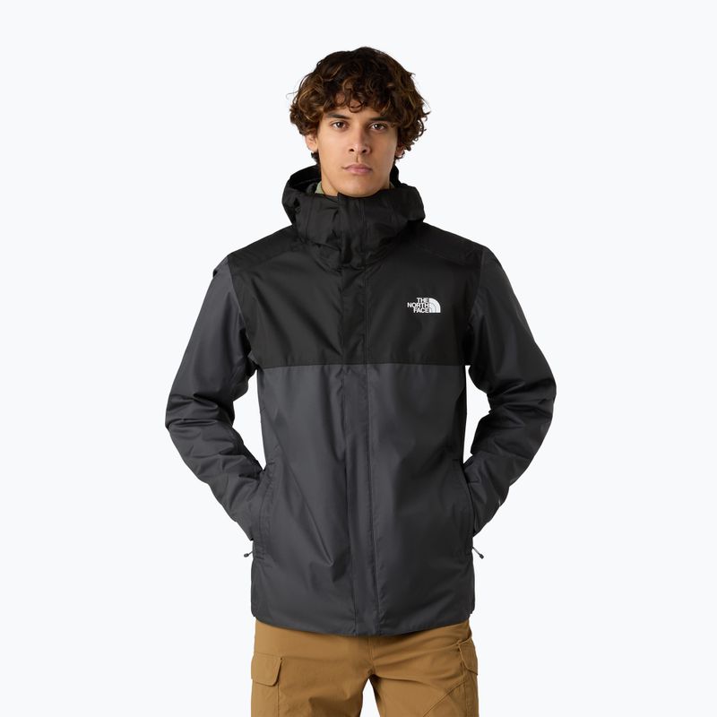 Geacă de ploaie pentru bărbați The North Face Quest Zip-In asphalt grey/black