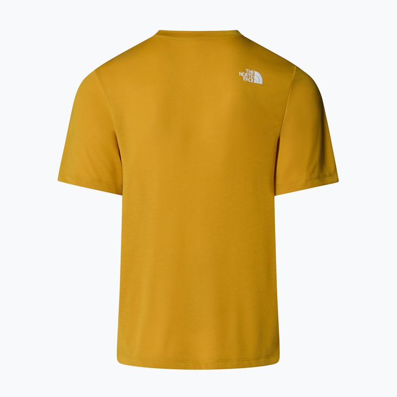 Tricou pentru bărbați The North Face Mountain Foundation Coordinates Tee turmeric 5