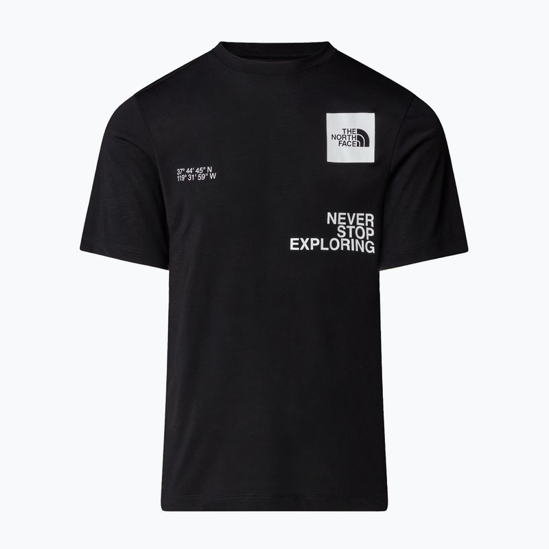 Tricou pentru bărbați The North Face Mountain Foundation Coordinates Tee tnf black 4