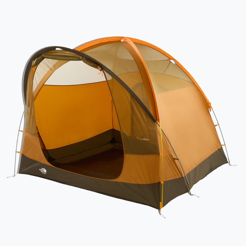 Cort de camping pentru 4-persoane The North Face Wawona 4P light exuberance orange/ timber tan/ new taupe green 4