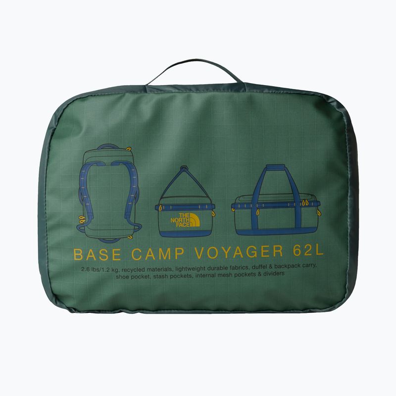 Geantă de călătorie The North Face Base Camp Voyager Duffel 62 l duck green/shady blue 4