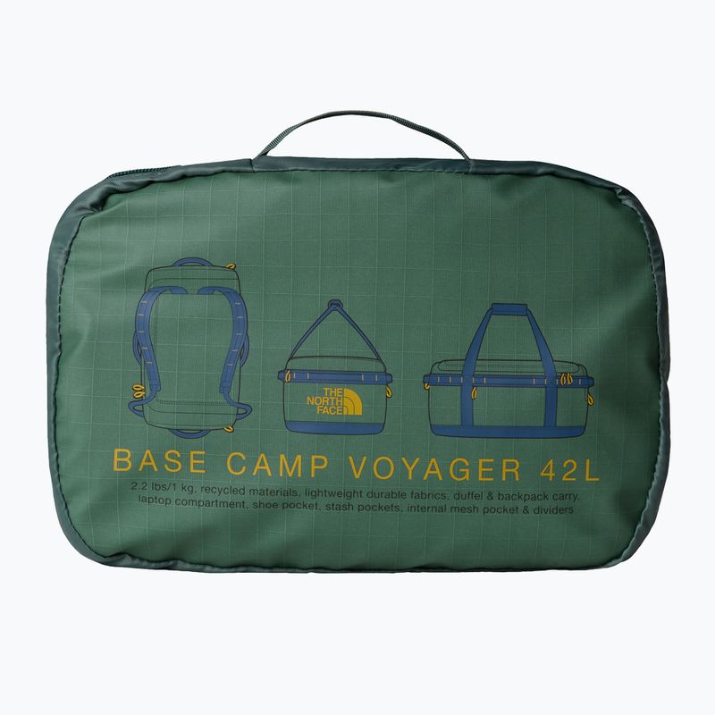 Geantă de călătorie The North Face Base Camp Voyager Duffel 42 l duck green/shady blue 4