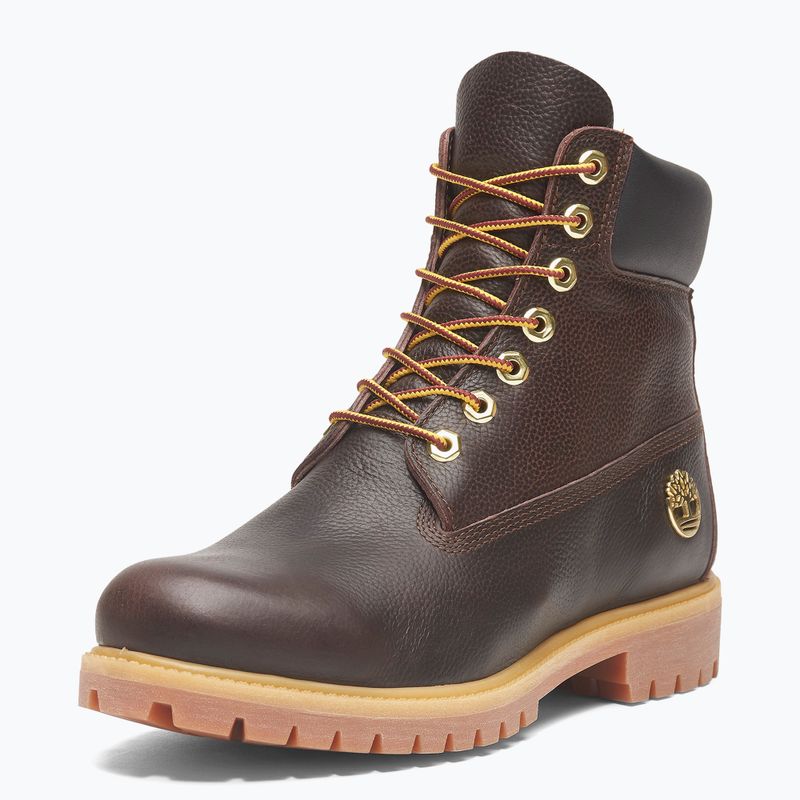 Încălțăminte pentru Bărbați Timberland Premium 6 Inch Lace Up Waterproof dark brown/full grain/black 10