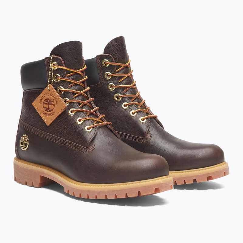 Încălțăminte pentru Bărbați Timberland Premium 6 Inch Lace Up Waterproof dark brown/full grain/black 11