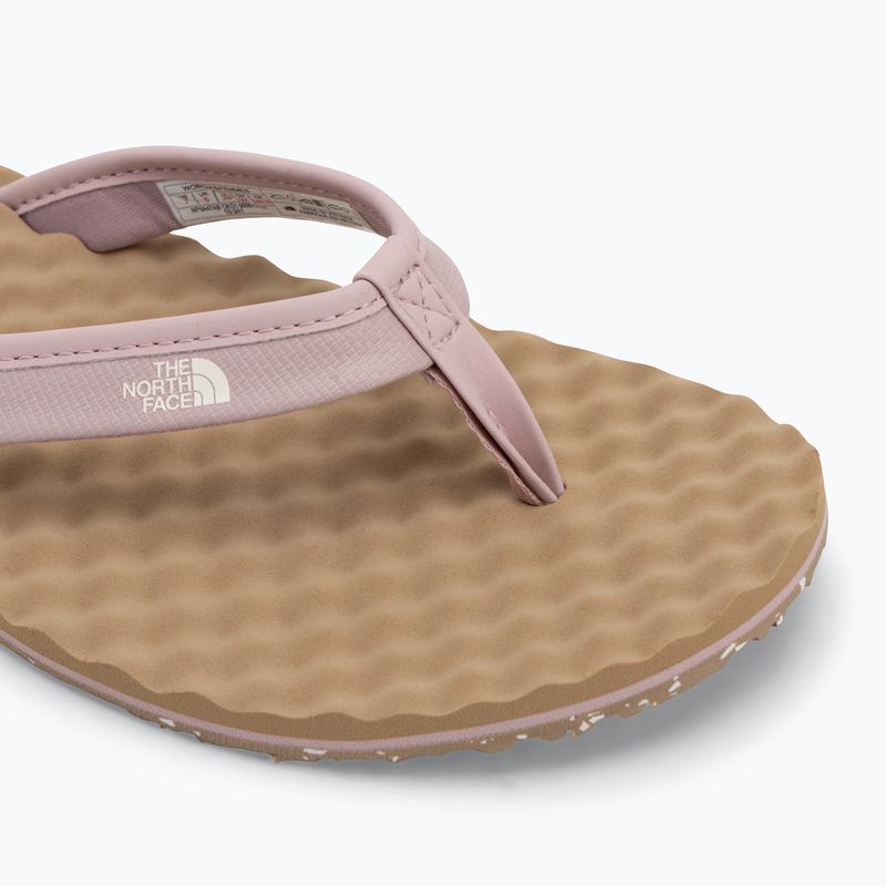 Papuci pentru femei The North Face Base Camp Mini II sahara/metal pink 7