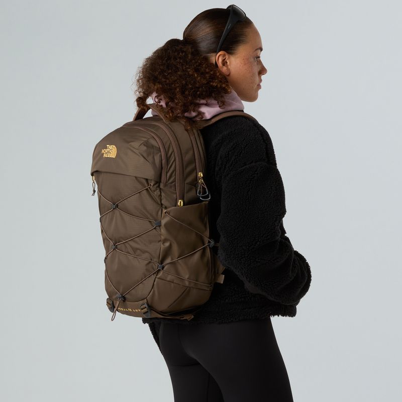 Rucsac urban pentru femei The North Face Borealis Luxe 27 l maro fumuriu/auriu metalic 7