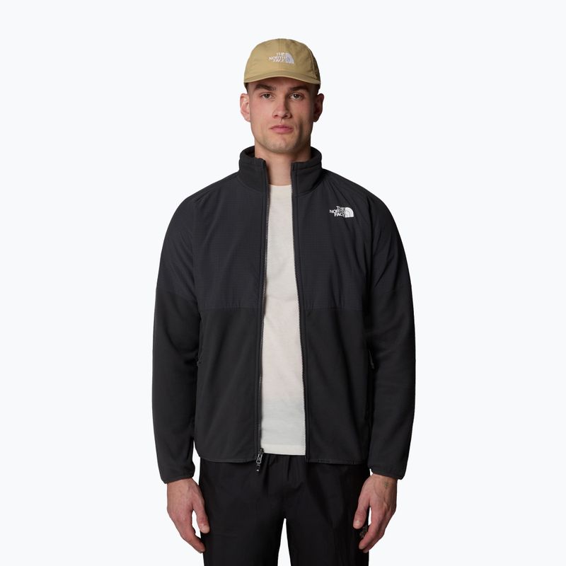 Bluză pentru bărbați The North Face Glacier Heavyweight Full Zip asphalt grey/tnf black 4