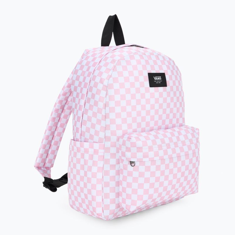 Rucsac de oraș pentru copii Vans Old Skool Grom Check 18 l coral blush 2