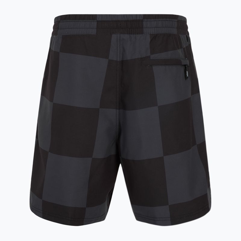 Pantaloni scurți pentru bărbați Vans Primary Checkerboard Elastic Boardshort black/asphalt 2