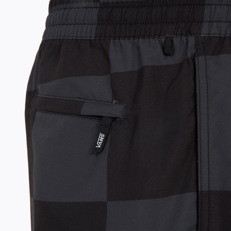 Pantaloni scurți pentru bărbați Vans Primary Checkerboard Elastic Boardshort black/asphalt 5