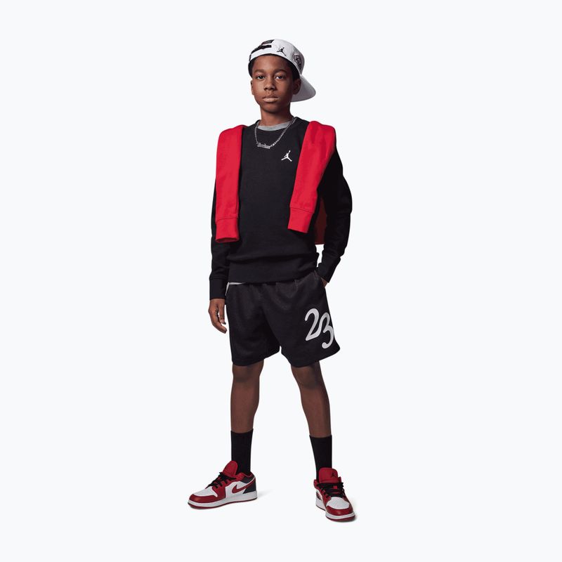 Bluză pentru copii Jordan JDB Brooklyn Fleece Essential Crew black 2