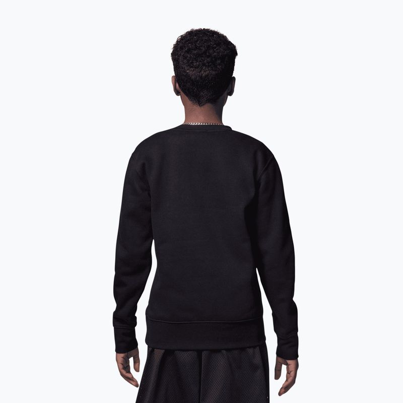 Bluză pentru copii Jordan JDB Brooklyn Fleece Essential Crew black 3