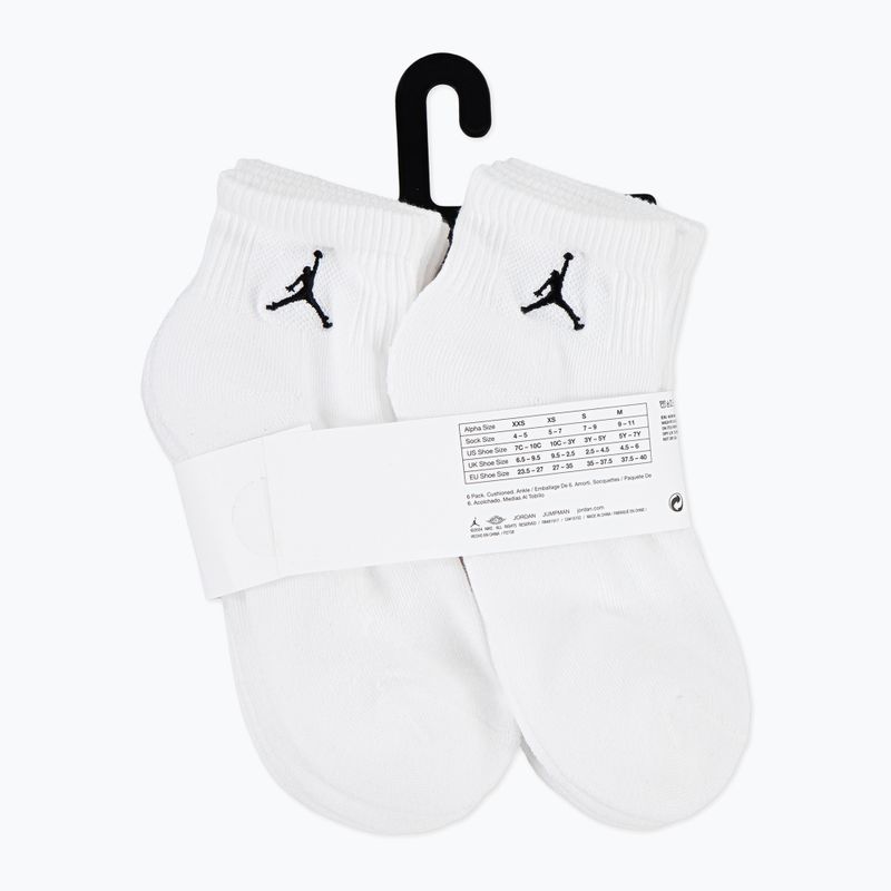 Șosete Nike Jordan Everyday Essentials 6 pack white 4