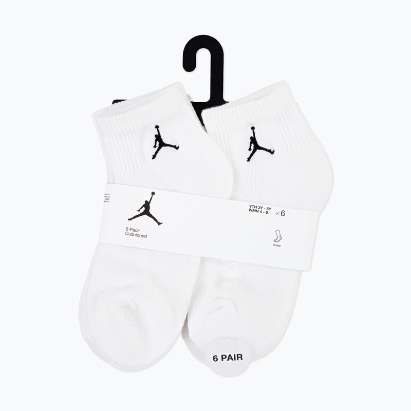 Șosete Jordan JHN Eeryday Essentials 6 perechi alb 3