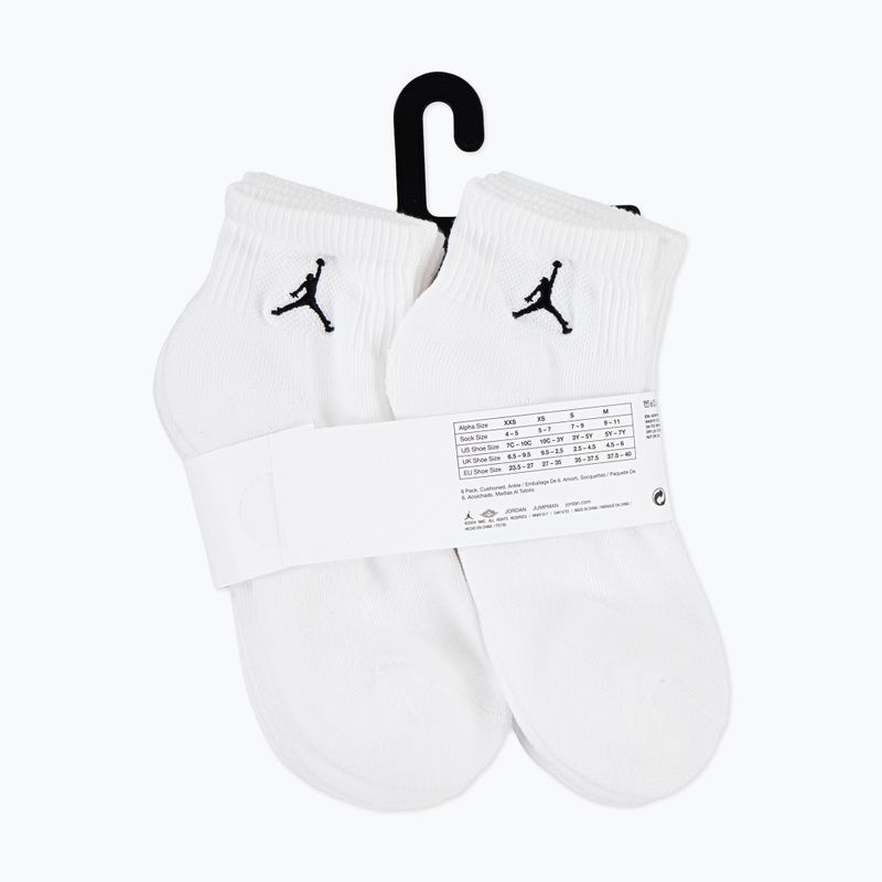 Șosete Jordan JHN Eeryday Essentials 6 perechi alb 4
