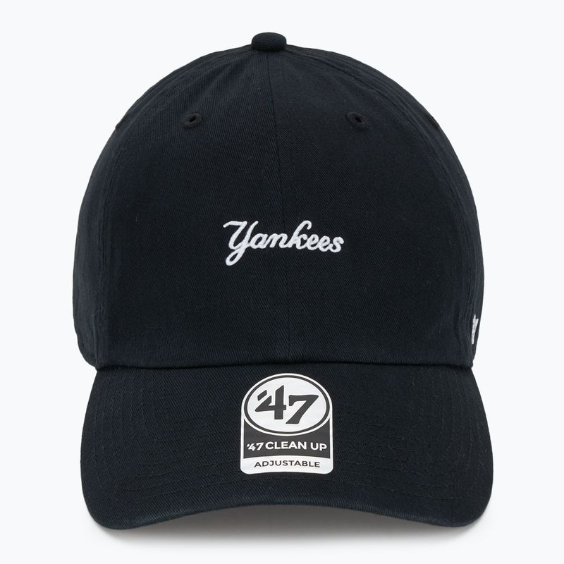 Șapcă 47 Brand MLB New York Yankees Base Runner Script CLEAN UP black 2
