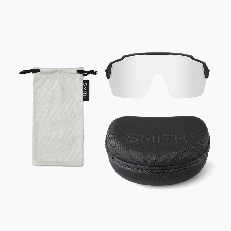 Ochelari de soare Smith Shift Split MAG negru/fotocromic clar la gri/clear 4