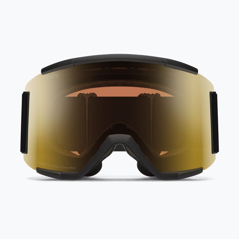 Ochleari de schi Smith Squad XL black/chromapop pro photochromic gold mirror 2