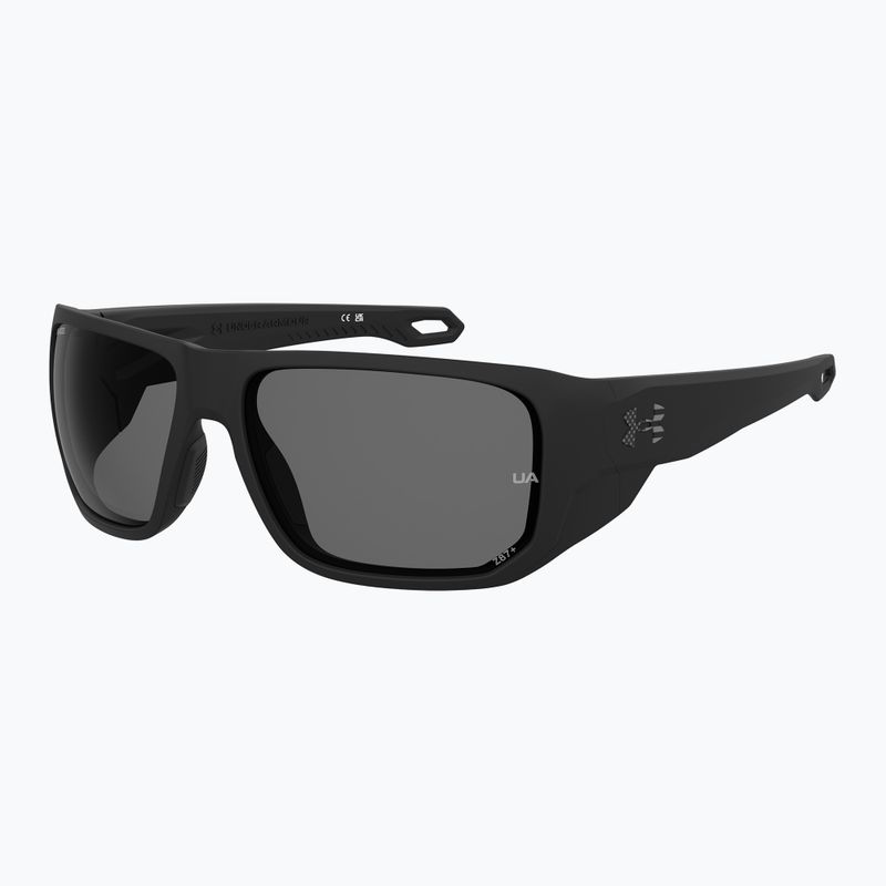Ochelari de soare pentru bărbați Under Armour Attack MD S3 matte black/grey polarized oleophobic 2