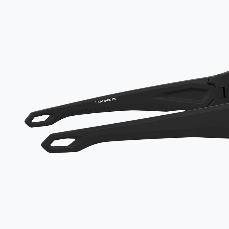 Ochelari de soare pentru bărbați Under Armour Attack MD S3 matte black/grey polarized oleophobic 8