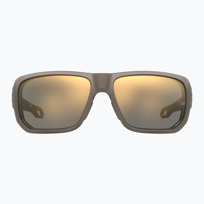 Ochelari de soare pentru bărbați Under Armour Attack MD S3 brwn metlzed/gold mirror oleophobic 3