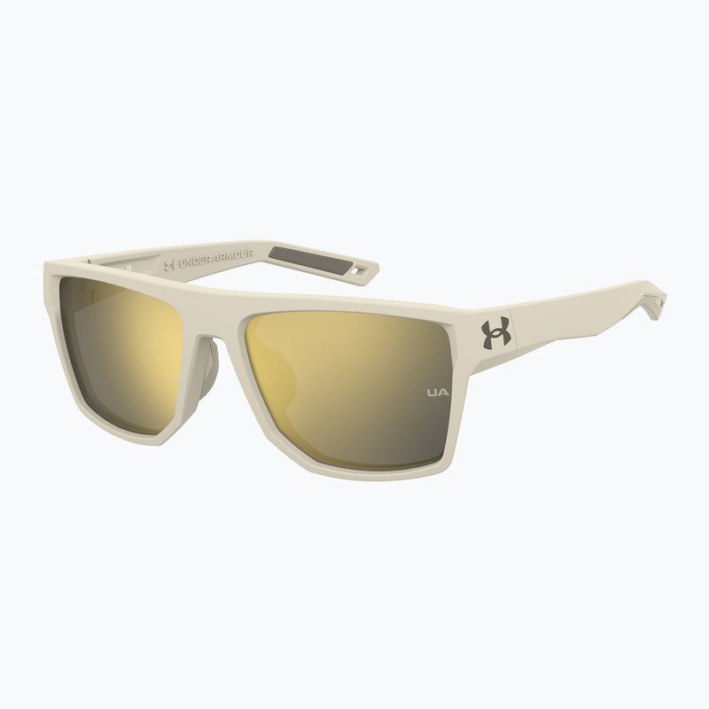 Ochelari de soare pentru bărbați Under Armour Launch 2/G S3 khaki/gold mirror 2