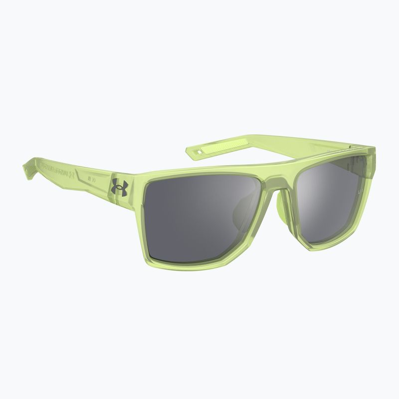 Ochelari de soare pentru bărbați Under Armour Launch 2/G S3 green crystal/silver mirror