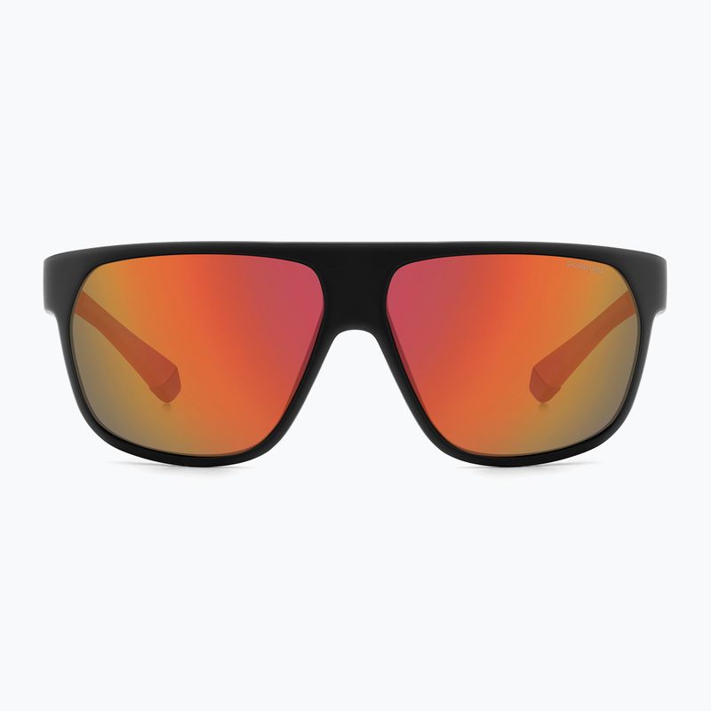 Ochelari de soare pentru bărbați Polaroid PLD 7053/S matte black red/red multilayer polarized 3