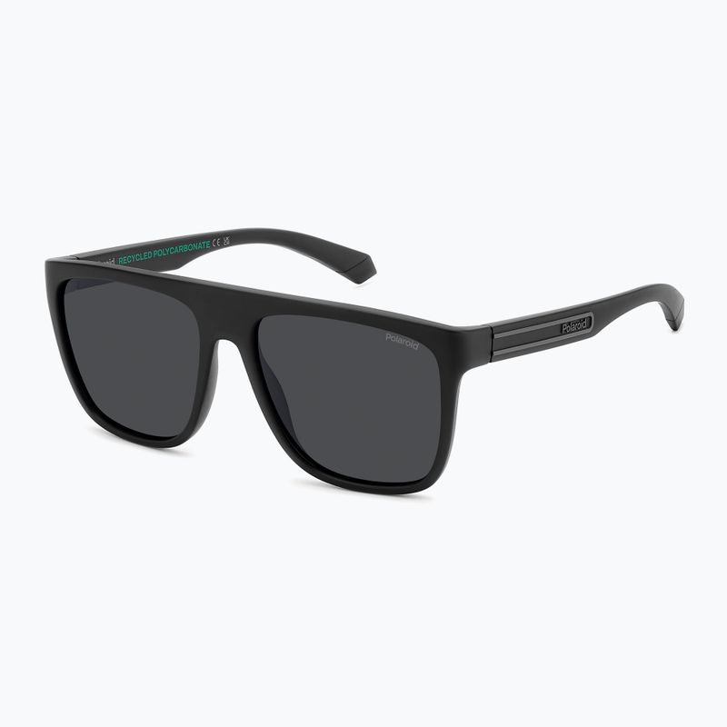 Polaroid PLD 2162/S negru mat/gri ochelari de soare polarizați pentru bărbați 2