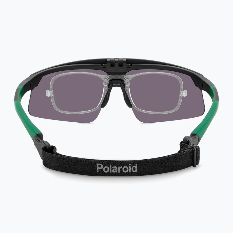 Ochelari de soare pentru bărbați Polaroid PLD 7056/CI/S matte black green/greygreen mirror polarized 4