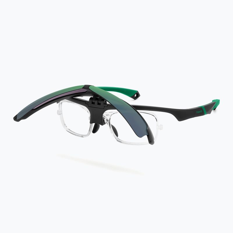 Ochelari de soare pentru bărbați Polaroid PLD 7056/CI/S matte black green/greygreen mirror polarized 6