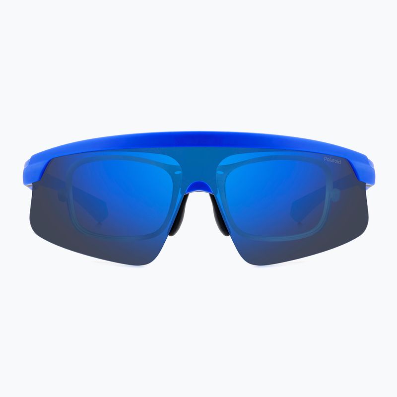 Ochelari de soare pentru bărbați Polaroid PLD 7056/CI/S matt blue/blue mirror polarized 3