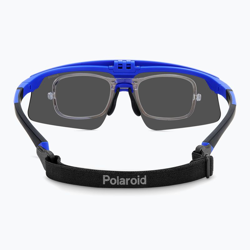 Ochelari de soare pentru bărbați Polaroid PLD 7056/CI/S matt blue/blue mirror polarized 4