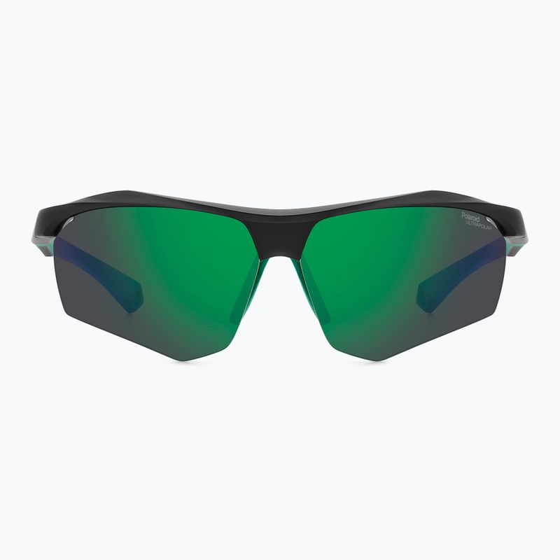 Ochelari de soare pentru bărbați Polaroid PLD 7055/S matte black green/green mirror polarized hc 3
