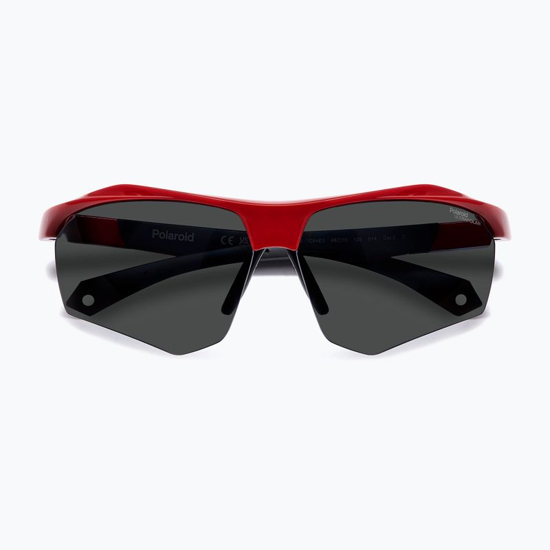 Ochelari de soare Polaroid PLD 7055/S red/grey polarized high contrast 4