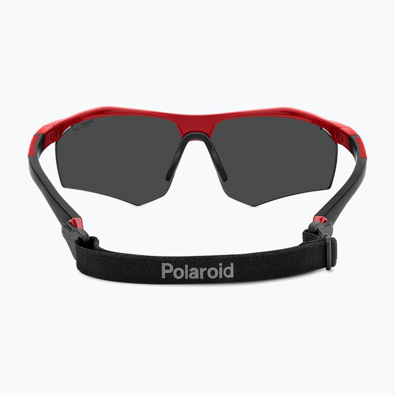 Ochelari de soare Polaroid PLD 7055/S red/grey polarized high contrast 5