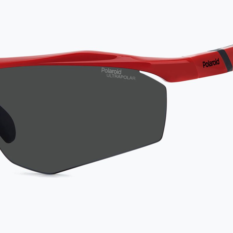 Ochelari de soare Polaroid PLD 7055/S red/grey polarized high contrast 7