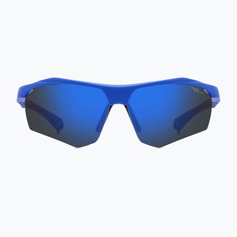 Ochelari de soare Polaroid PLD 7055/S matte blue/blue mirror polarized high contrast 3