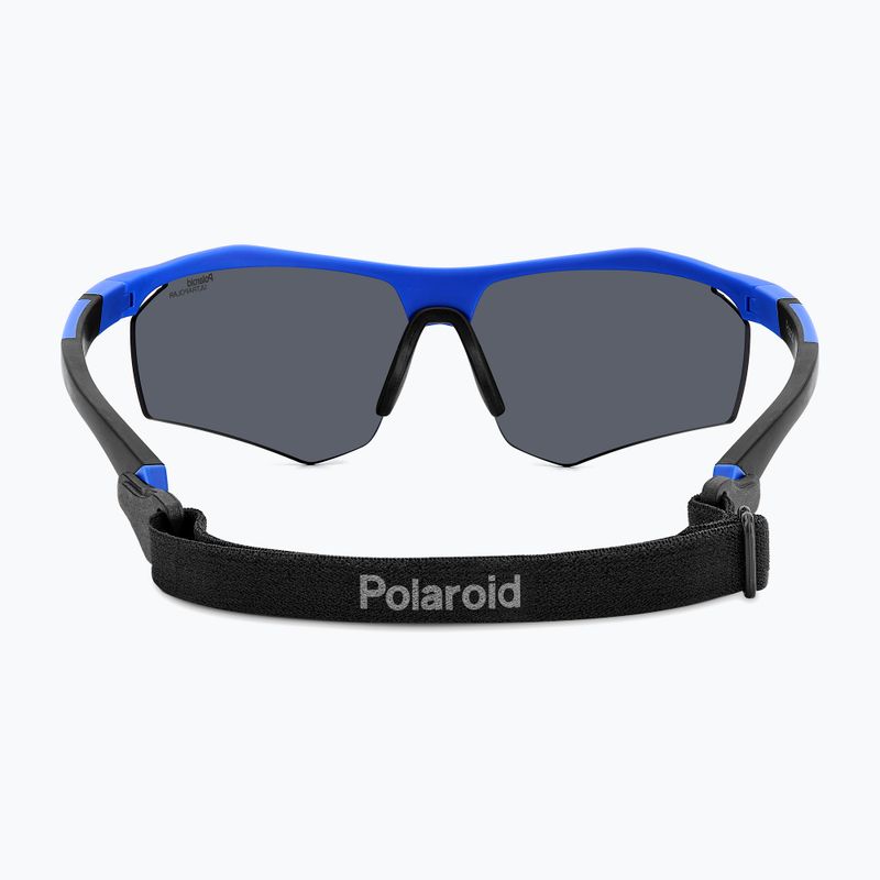 Ochelari de soare Polaroid PLD 7055/S matte blue/blue mirror polarized high contrast 5