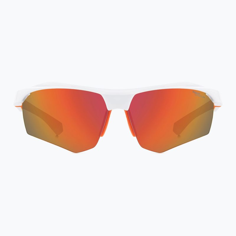 Ochelari de soare pentru bărbați Polaroid PLD 7055/S white/red multilayer polarized high contrast 3