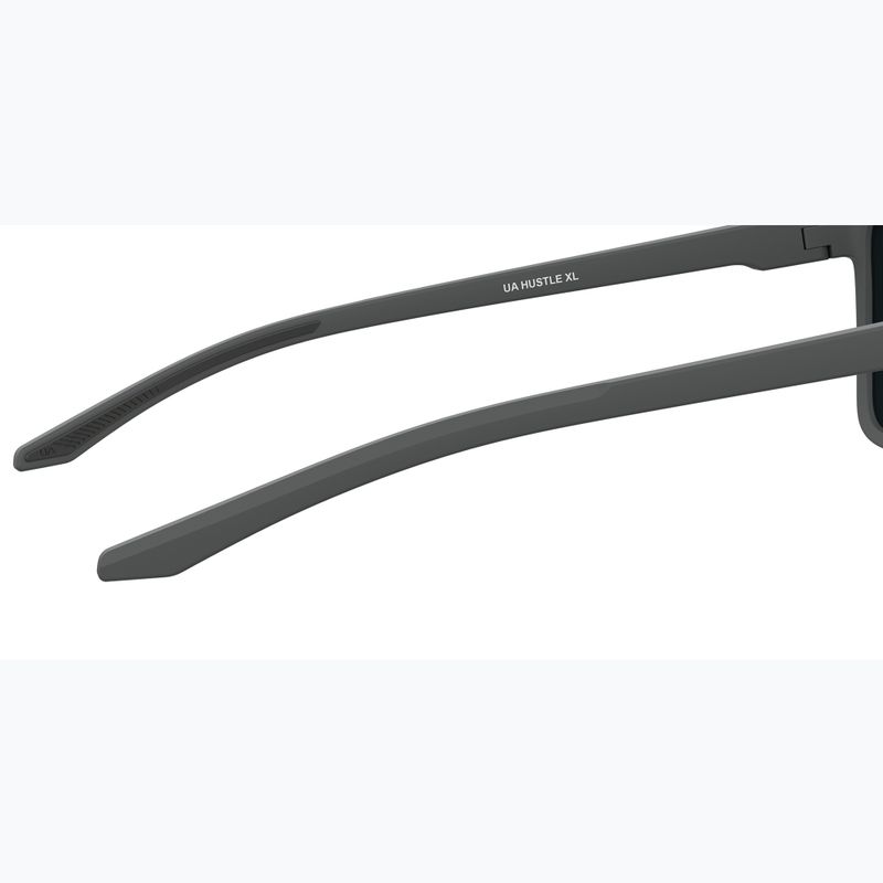 Ochelari de soare Under Armour Hustle XL S3 Matte grey/green multilayer oleophobic 8