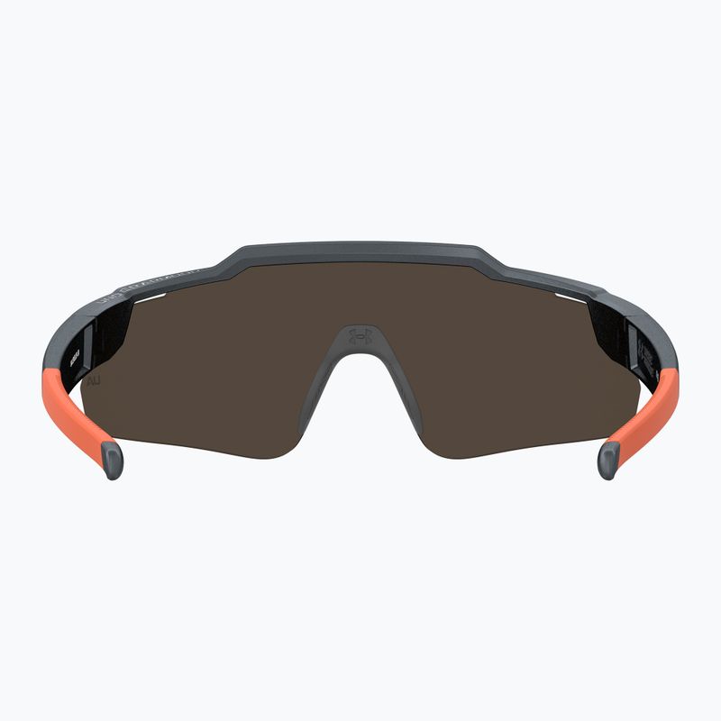Ochelari de soare pentru copii Under Armour Levelup Jr S3 metalized grey/gold mirror 4