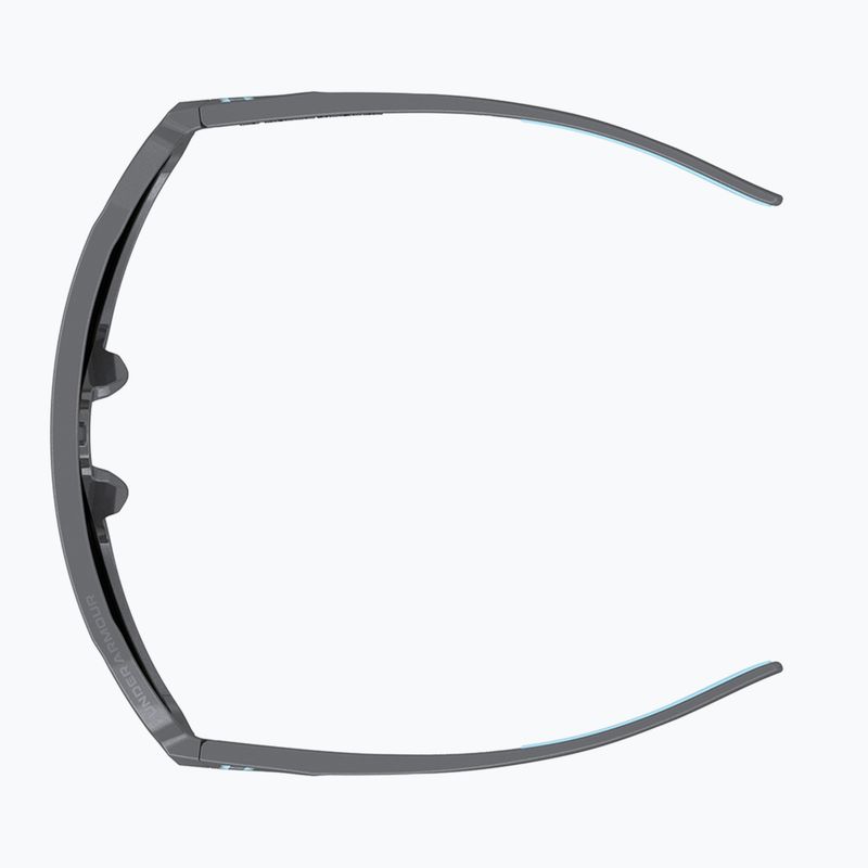 Ochelari de soare pentru copii Under Armour Gameday Jr S3 metalized grey/blue multilayer 5