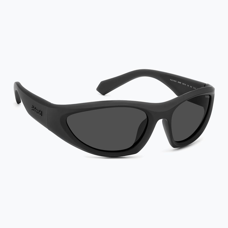 Ochelari de soare polarizați Polaroid PLD 2165/S negru mat/gri