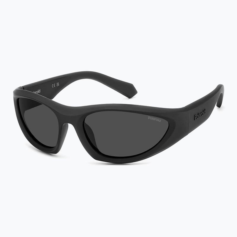 Ochelari de soare polarizați Polaroid PLD 2165/S negru mat/gri 2